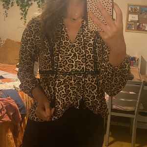 LEOPARD PRINT SHIRT